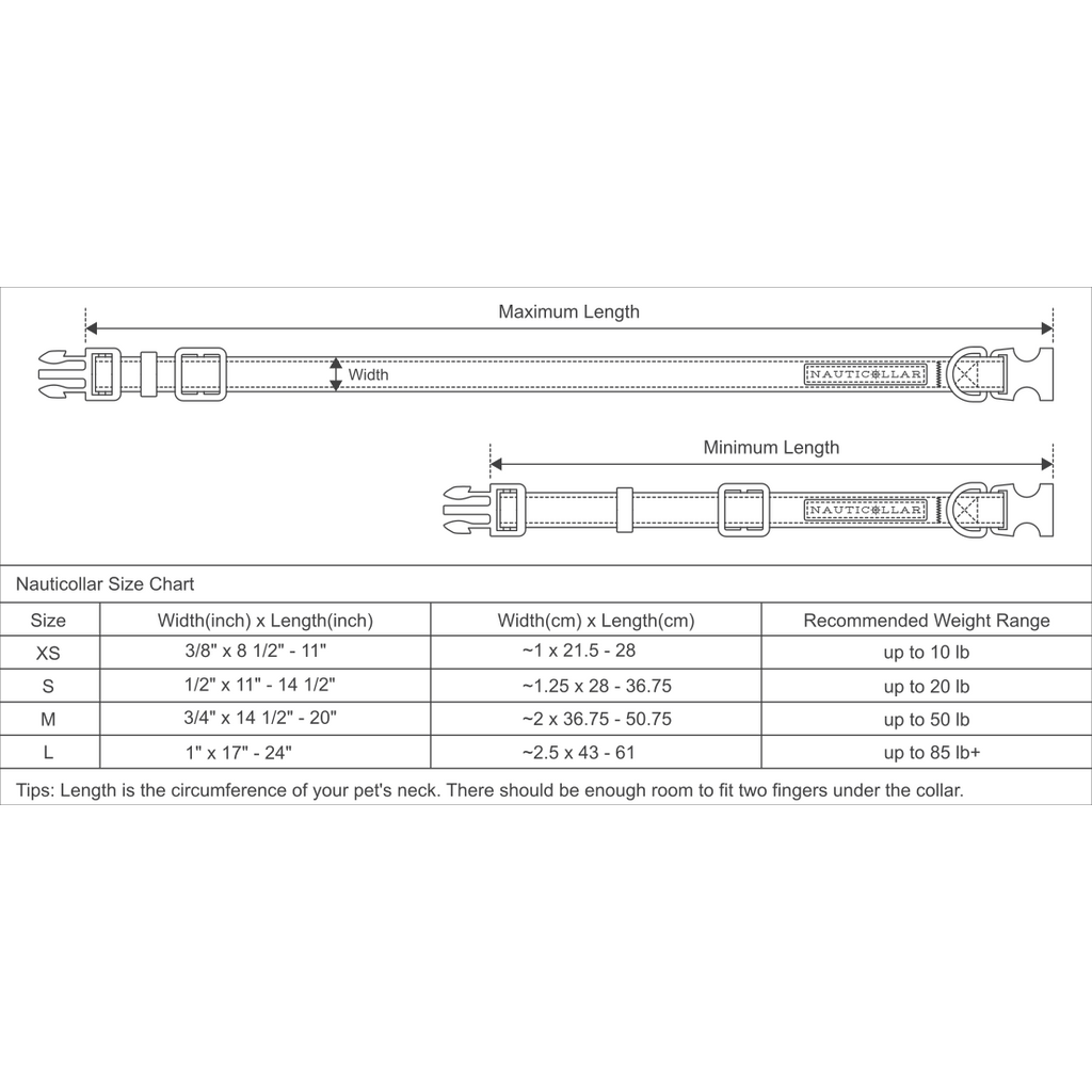 Elegel Dog Collar Printed Fabric Wide For Large Small Medium